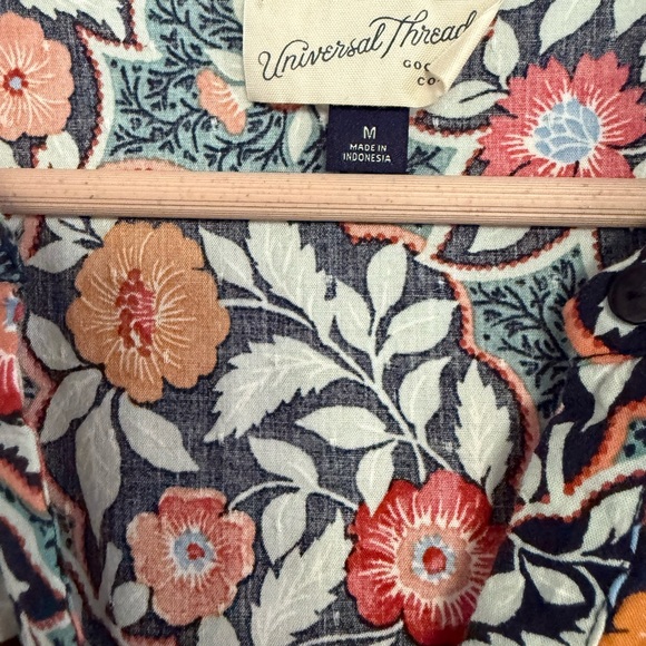 Universal Thread Floral Long Sleeve Dress - Multicolor - Picture 2 of 7